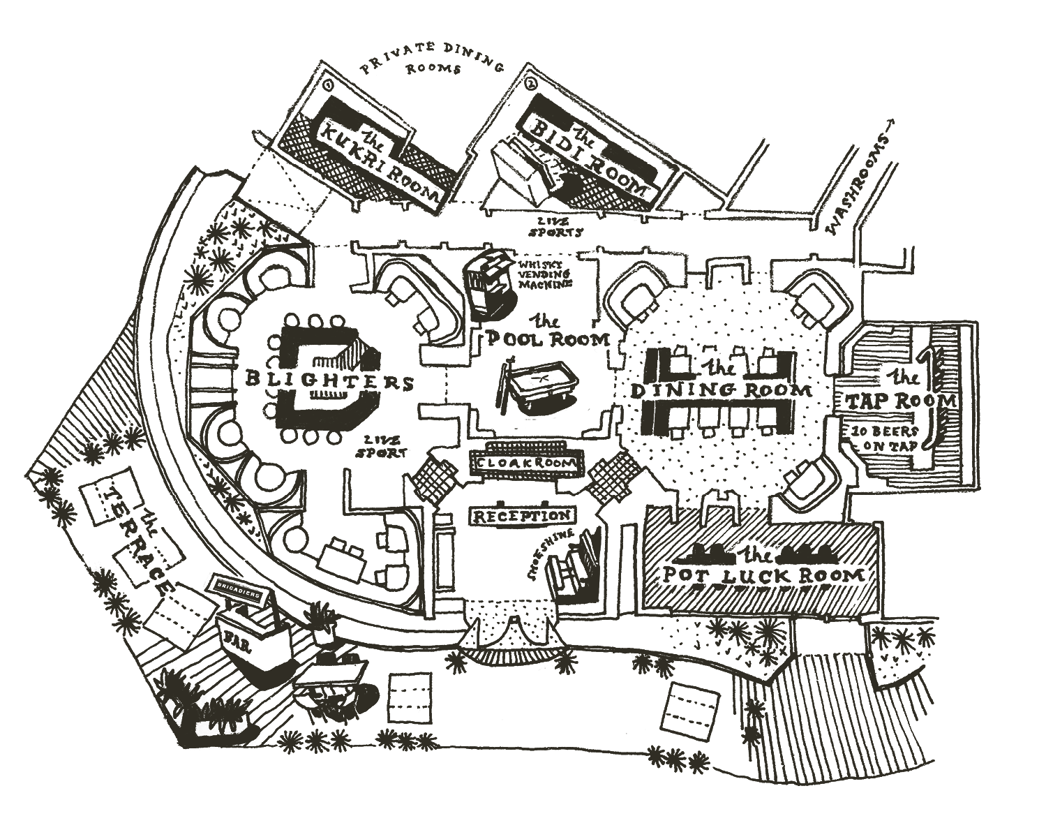 Brigadiers Floorplan.