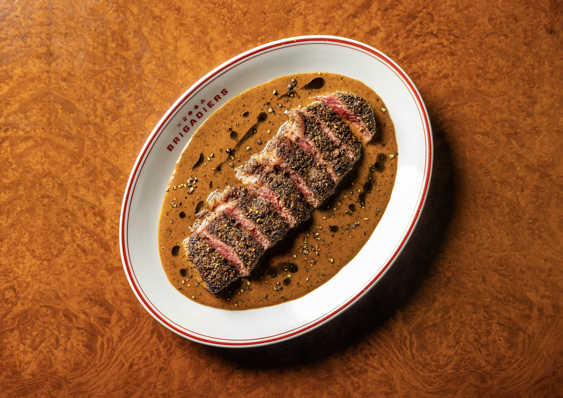 Brigadiers Steak Frites with Tellicherry Masala